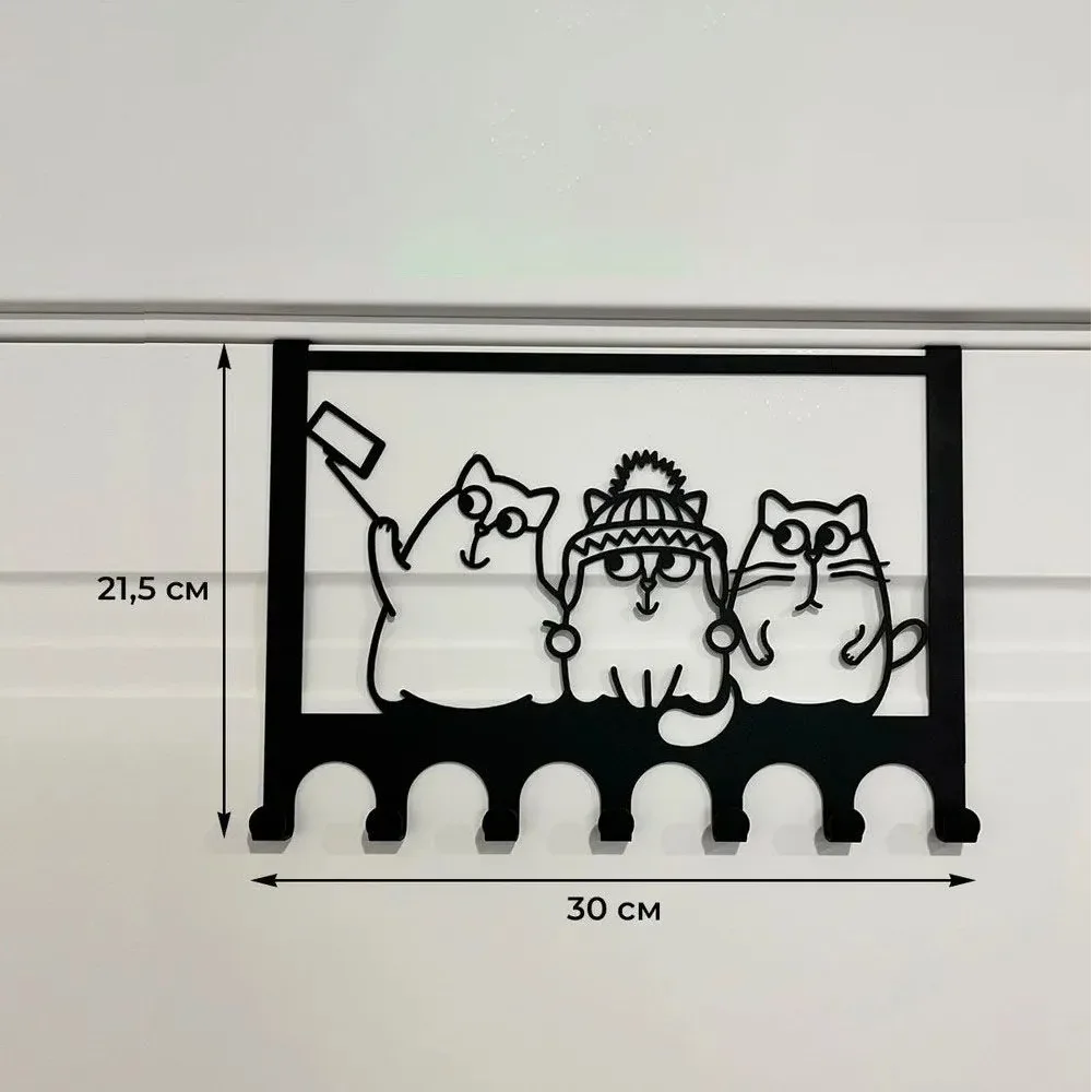 1pc Modern Metal Toilet Door Sign Stylish Thinking Room Wall Sculpture
