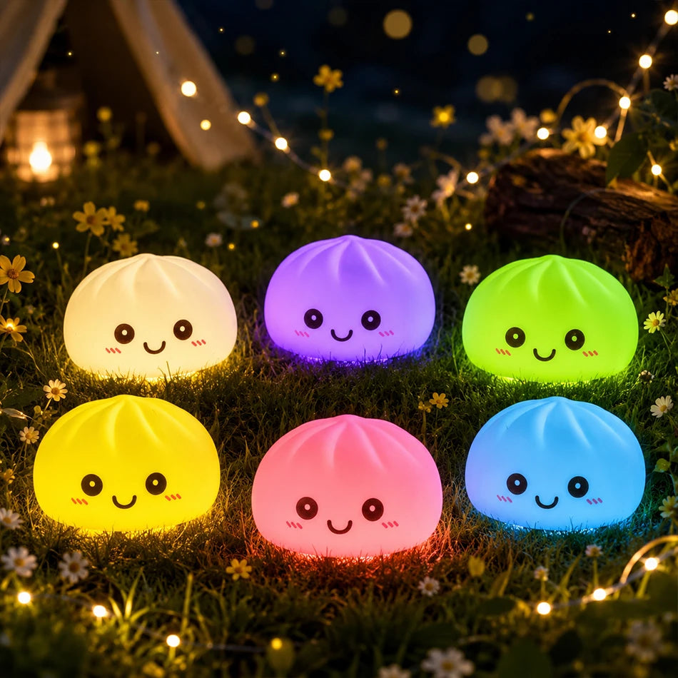 2027 New Dumpling Night Lights Glowing Desktop Ornament