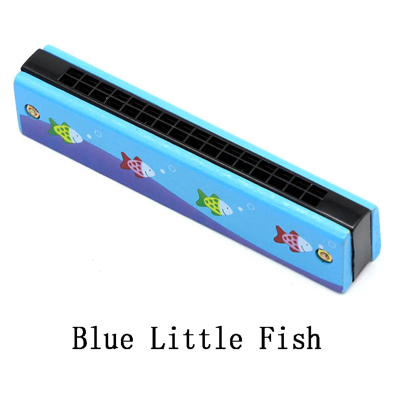 Wooden Children's Harmonica Musical Toy