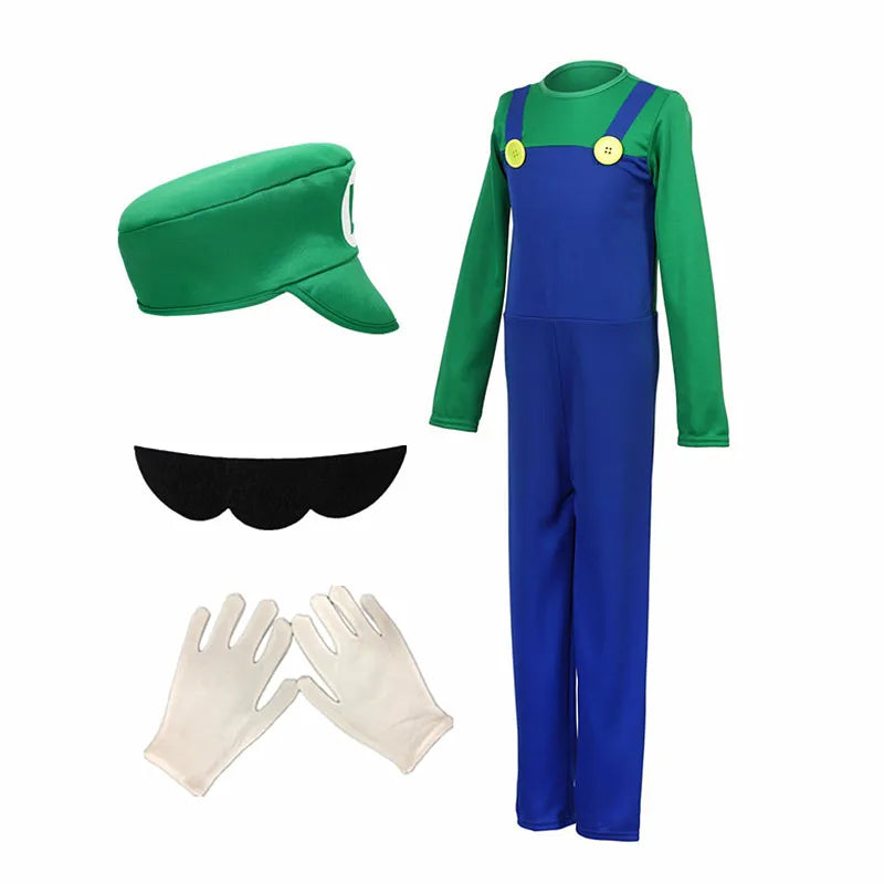 Game Character Costume Kids Jumpsuit Party