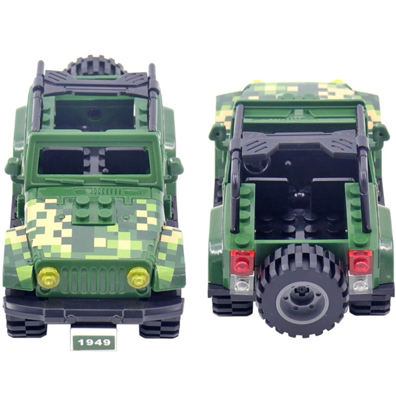 NEW Militarys Camouflage TBS Commando Blacks Wranglers Car Off Roader Blocks