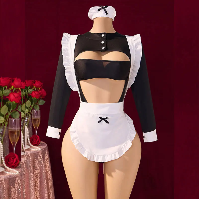 Maid Costume Role-Play Women Uniform Exotic Nurse Dress Cosplay Party
