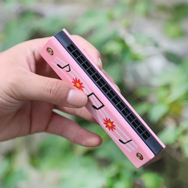 Wooden Children's Harmonica Musical Toy
