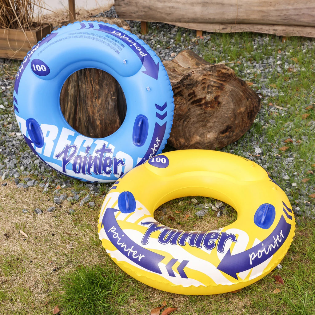 Double Balloon Inflatable Swimming Ring Beach toys Pool Floaties Adults Swim