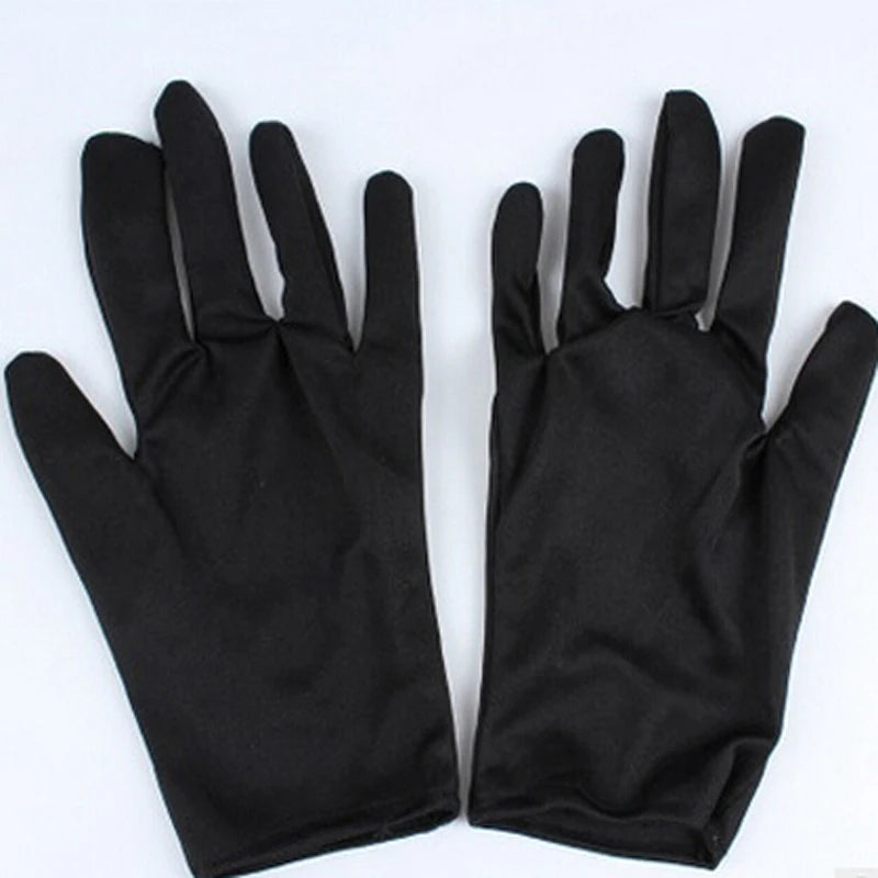 Halloween Gloves Black White Makeup Props Skull Ghost Claw