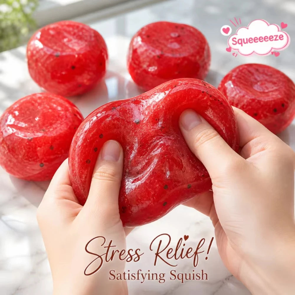 Handmade Watermelon Slushy Squishy Slow Rebound