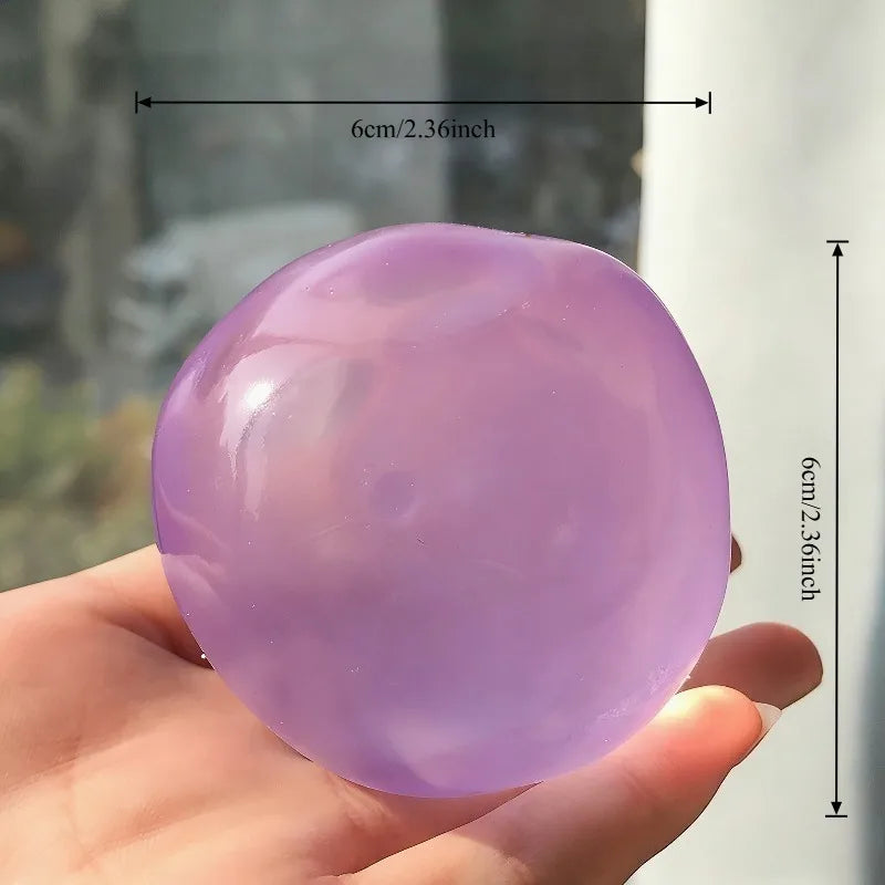 Transparent Mochi Squishy Fidget Slow Rise