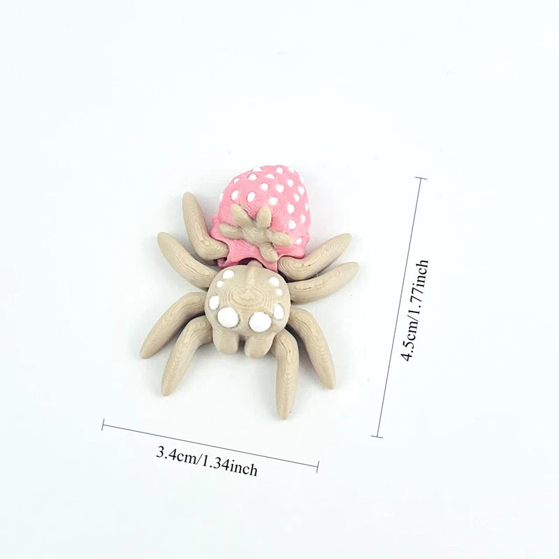 3D Printed Flexible Spider Sculpture Kids Simulation Animal Toy Creative Home