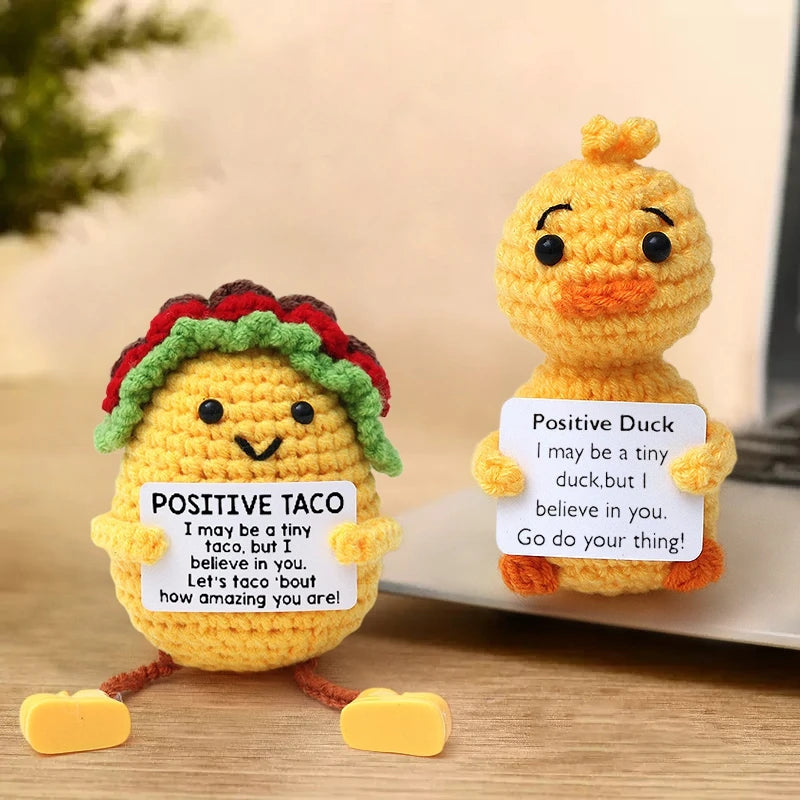 Crochet Positive Energy Doll Pocket Hug Halloween