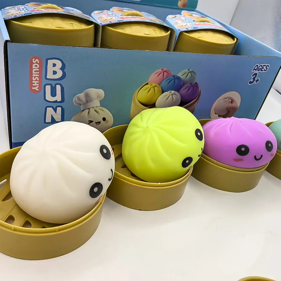 Blind Box Colorful Dumpling Squishy Stress Toy