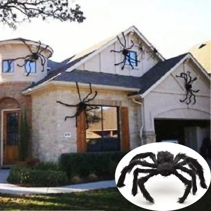 Halloween Big Plush Spider Oversized Soft Decoration