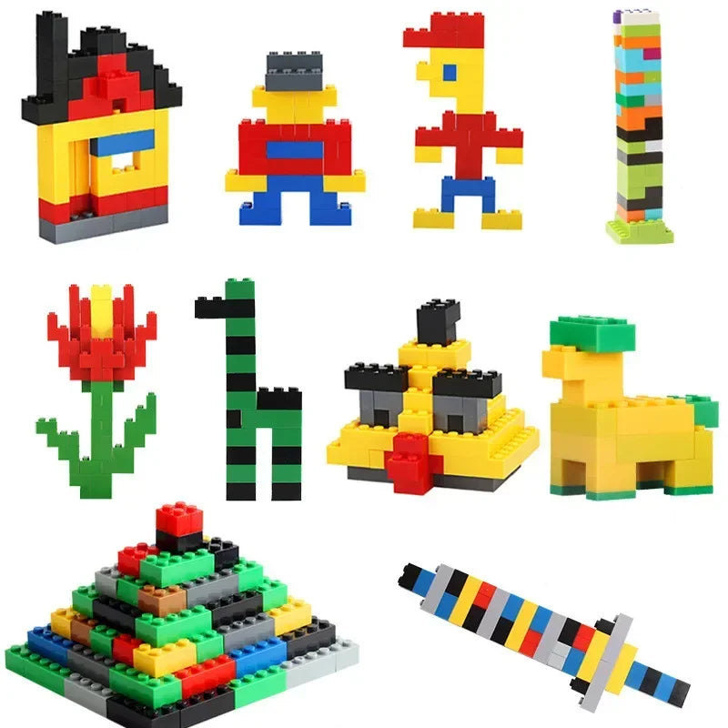 DIY Creative Building Blocks Lot Pack Set Urban Classic MOC Building Blocks