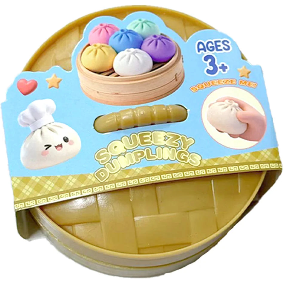 Glitter Dumpling Squishy Toy 6 Styles Box