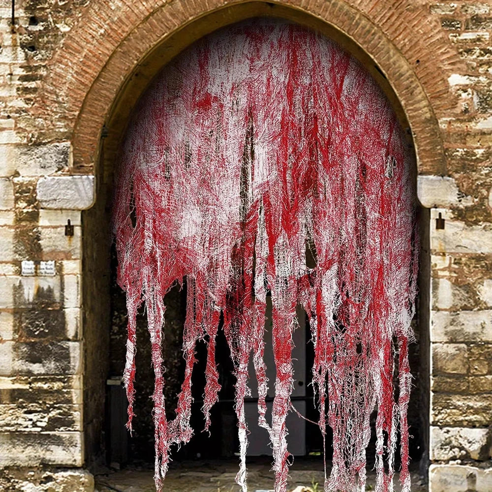 Halloween Bloody Gauze Decorations Horror Bloody Cloth
