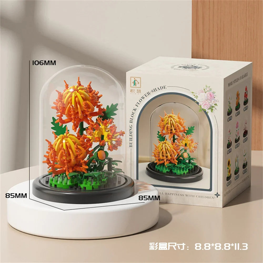 Eternal Flower Building Blocks Bonsai
