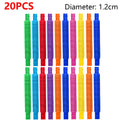10-30 PCS Telescopic Tubes Fidget Toy Pop Relief