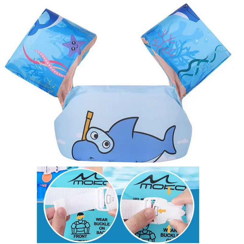Pool Float Vest Foam Buoyancy Armbands Learning