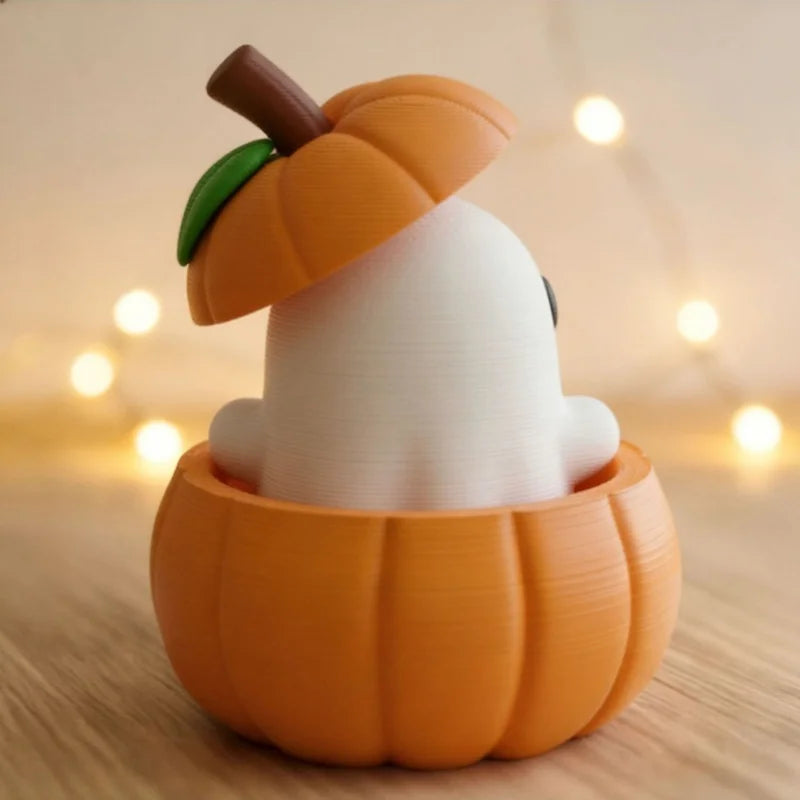 Set Includes Pumpkin Base Ghost Hat Creative 3D