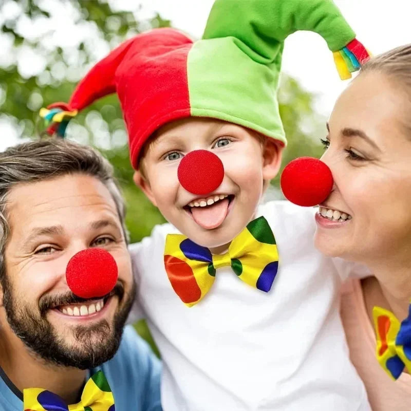 40 5PCS Red Funny Clown Nose Foam Sponge Ball Cosplay Costume Props Circus