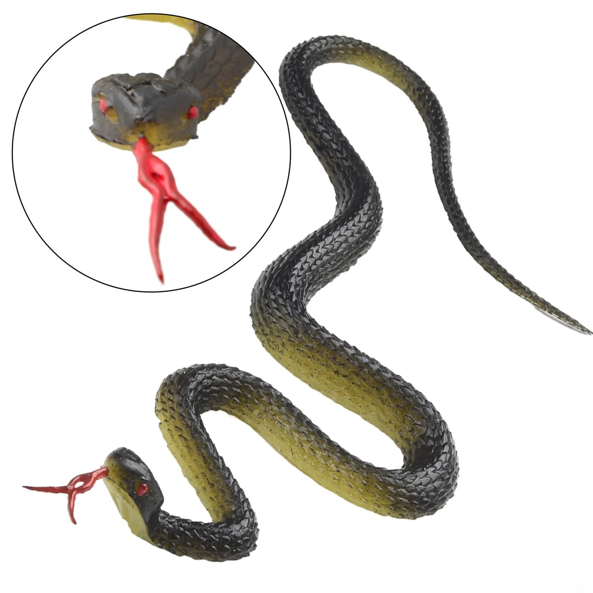 45cm Fake Rubber Snake Realistic Anaconda Toy