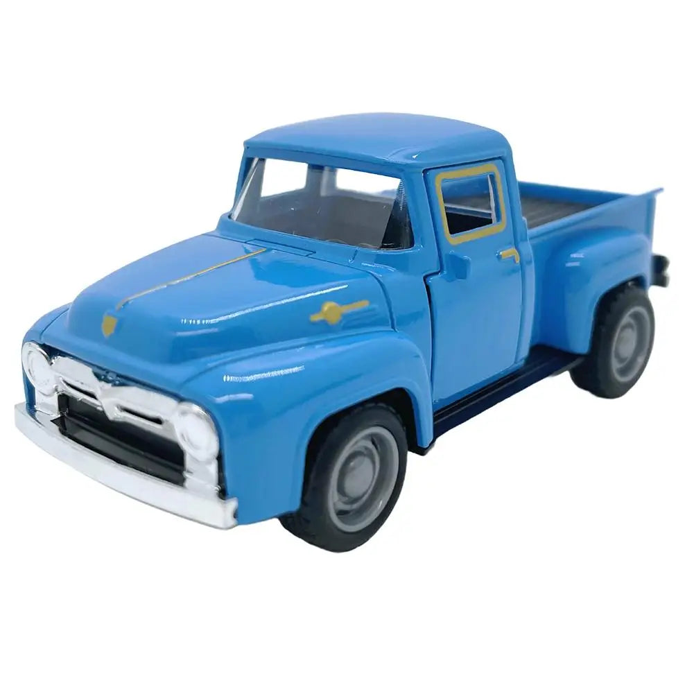 1 32 Red Metal Truck Model Vintage Alloy Mini Pull-Back Diecast Car
