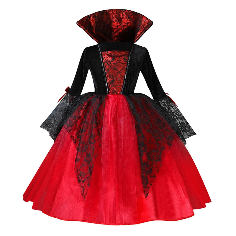 Halloween Girl Cosplay Vampire Dress Costume