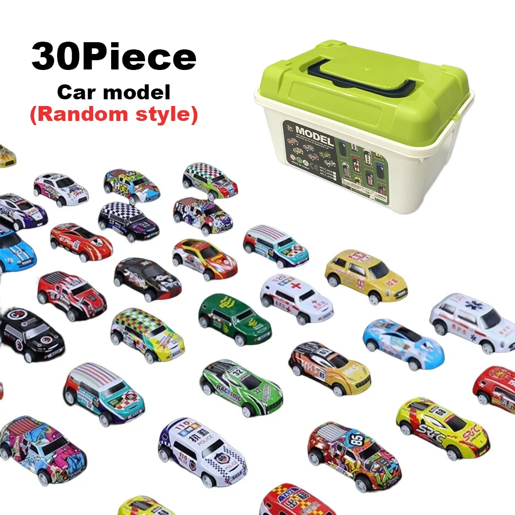 20 30 50Pcs Mini Car Set Inertia Vehicles