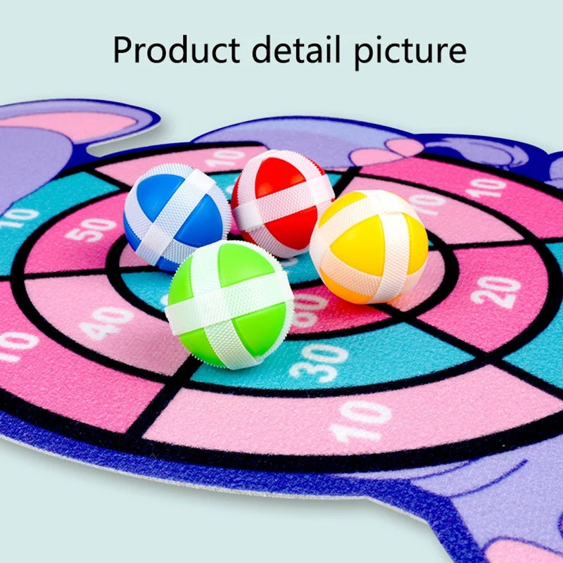 Educational Dart Board Game Sticky Ball
