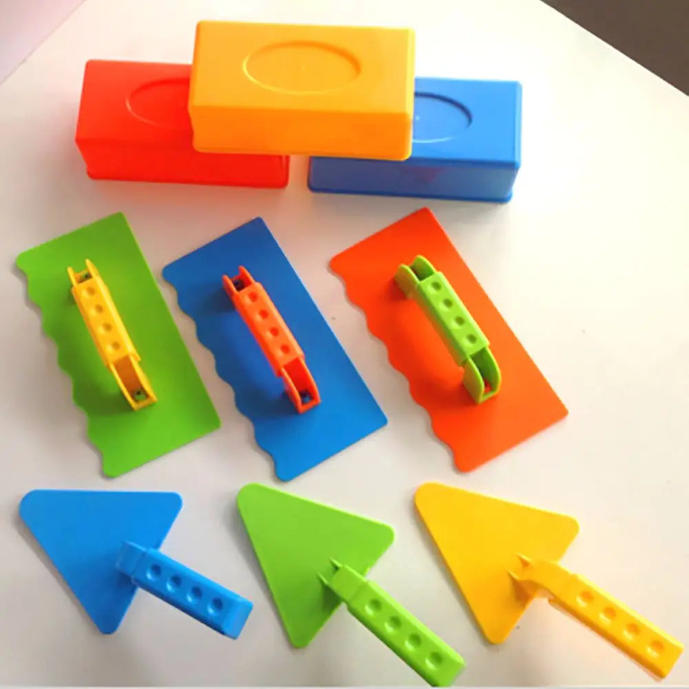 3 PCS Snow Toy Beach Sand Fun Brick Maker Sand Castle Mold Winter Summer