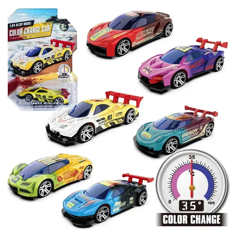 1:64 Magic Color Changing Racing Car Model