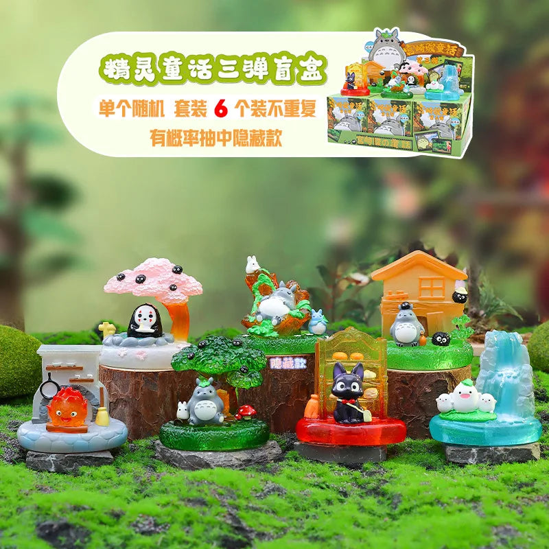 Miyazaki Hayao Fairy Tale Blind Box Lamp Ornament