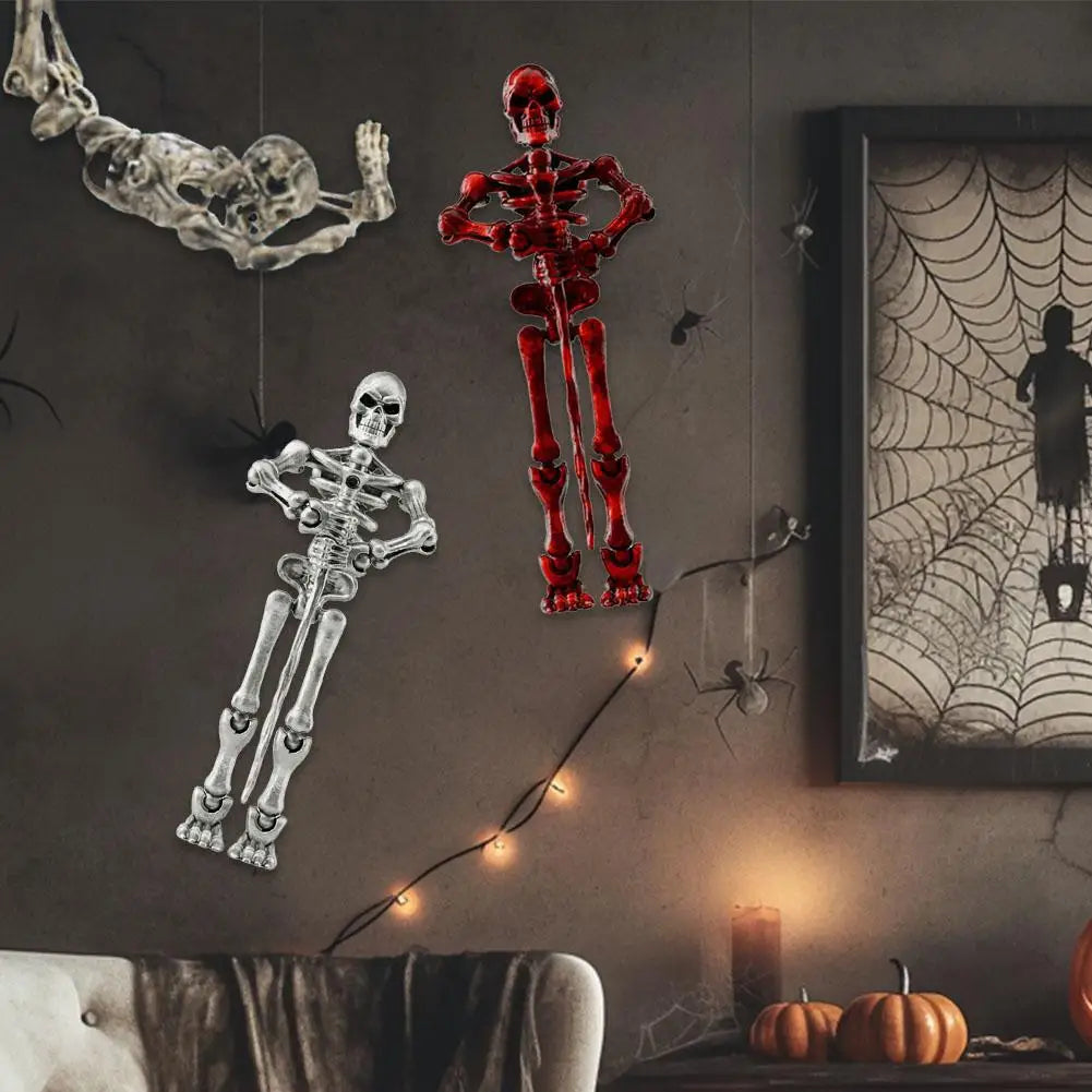 Spooky Halloween Magnetic Skeleton Posable