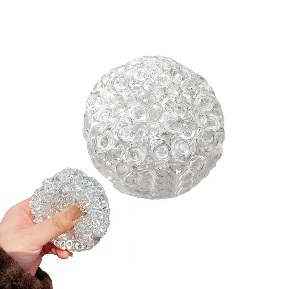 Ice Bead Squishy Ball Transparent Fidget Toy