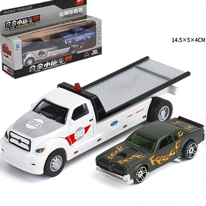 1:64 Scania Container Truck American Container Truck Alloy Diecast Model Car