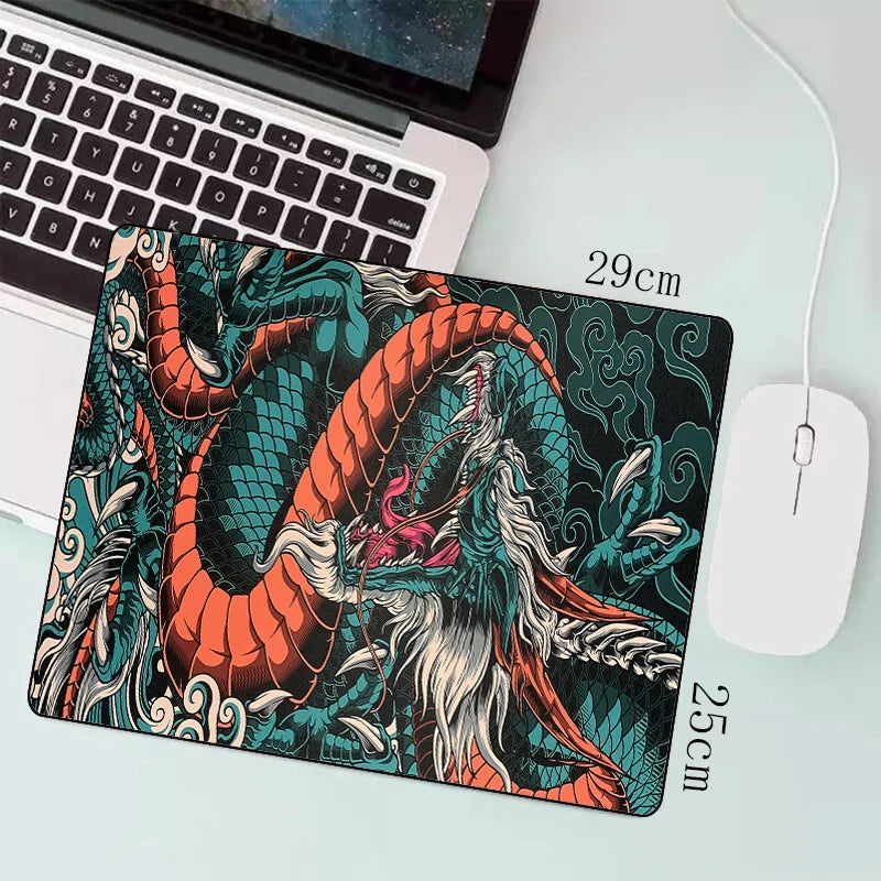 Japanese Dragon Large Gaming Mousepad XXL Keyboard Gamer Mouse Pad Table