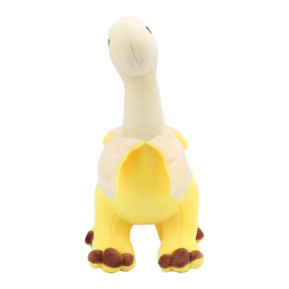Cute Peeled Banana Brontosaurus Plush Toys Soft Stuffed Dragon Animals Kawaii