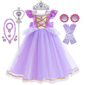 Summer Rapunzel Princess Dress Kids Costume