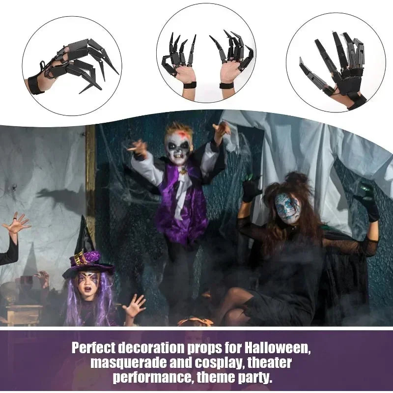 Spooky Halloween Articulated Fingers Fake Scary