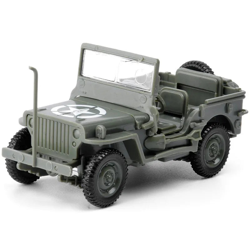 4D 1 72 Military Vehicles Assembly Puzzle Model Truck Tank Hummer War Machine
