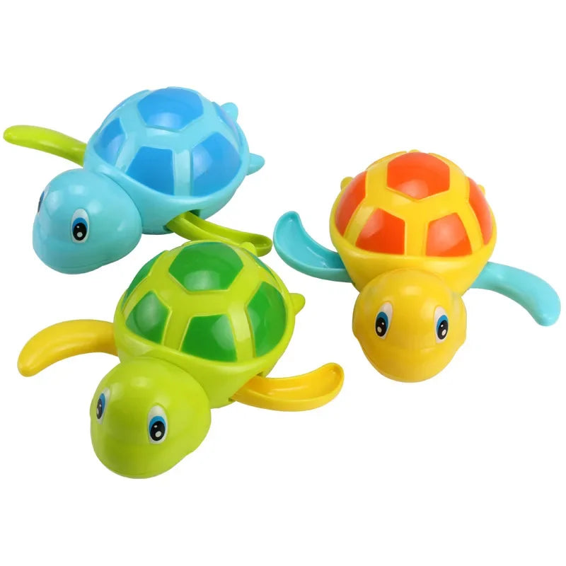 Single Sale Cute Cartoon Animal Tortoise Classic Baby Water Toy Infant Swim