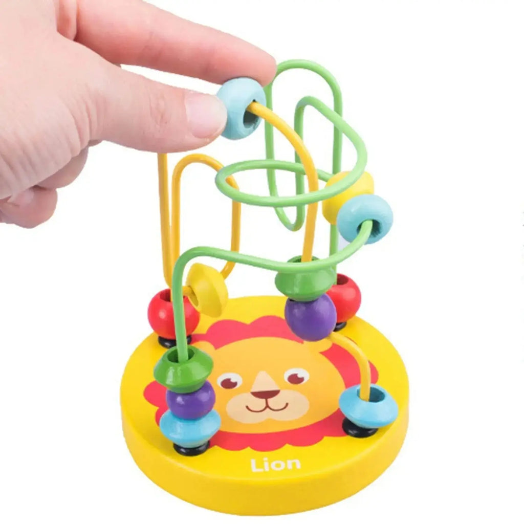 Colorful Wooden Roller Coaster Toy Educational