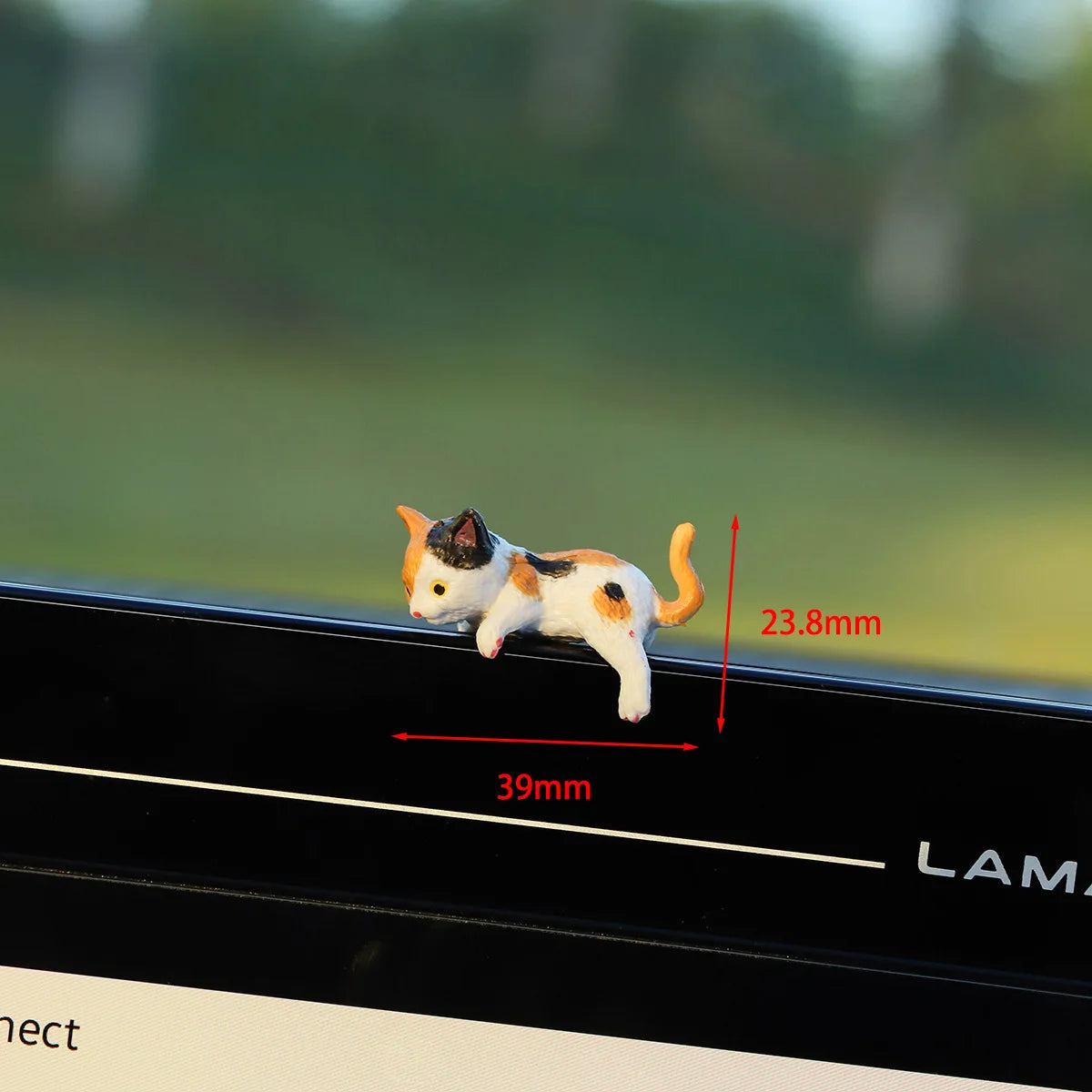 5-Pack Healing Anti-Loneliness Cat Figurines Resin Desktop Car Companion