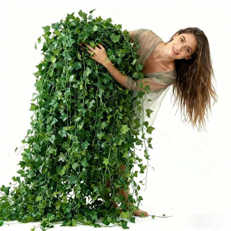 24 PCS Total 19m 755inch Ivy Garland Home Living Room Wall Decoration