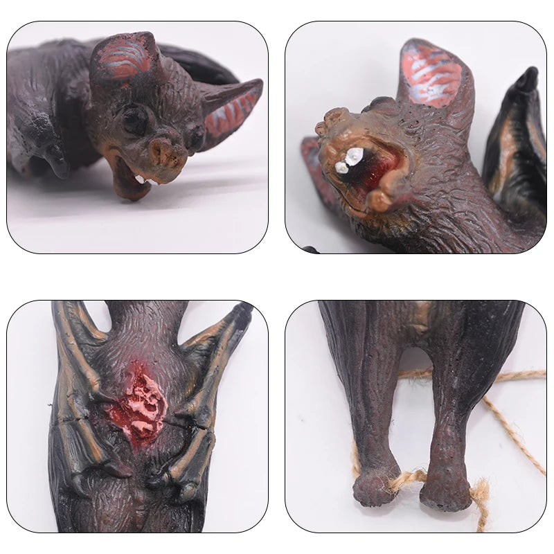 Halloween Horror Hanging Pendant Fake Dead Mouse Bat Broken Hand Feet