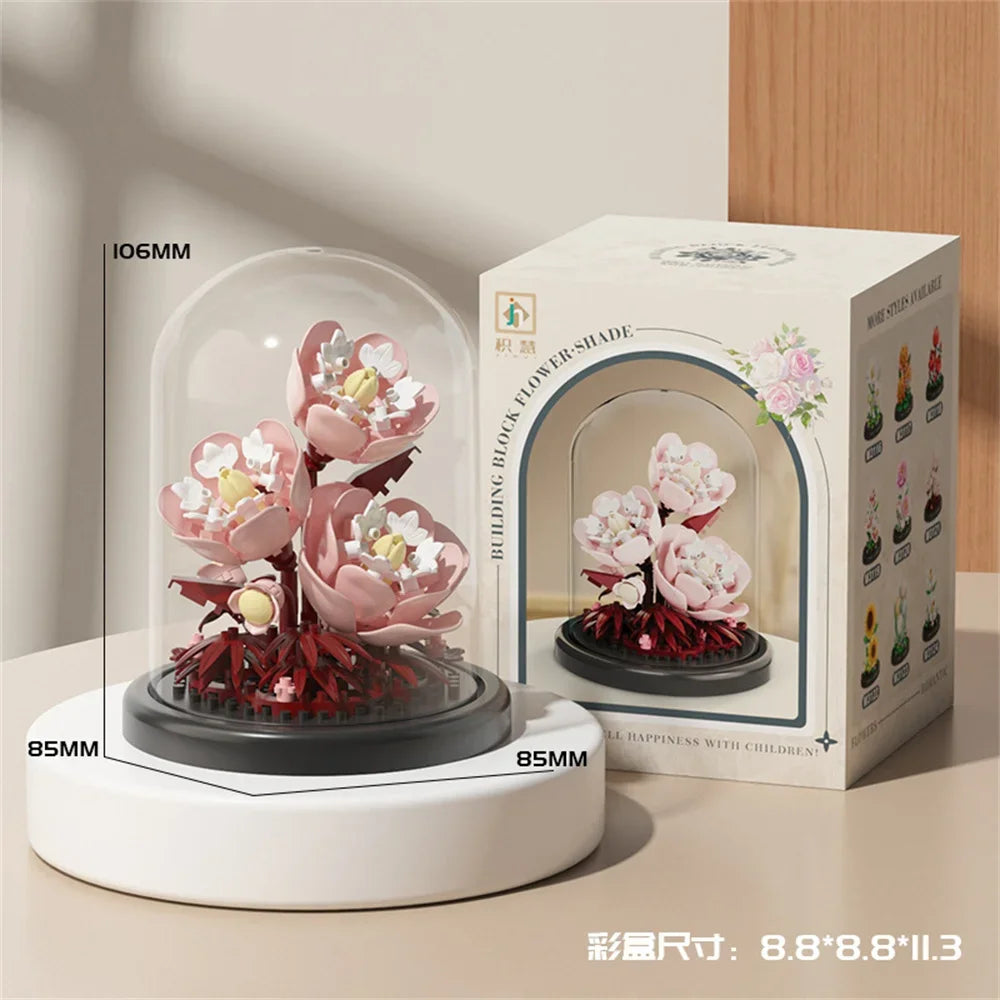 Eternal Flower Building Blocks Bonsai