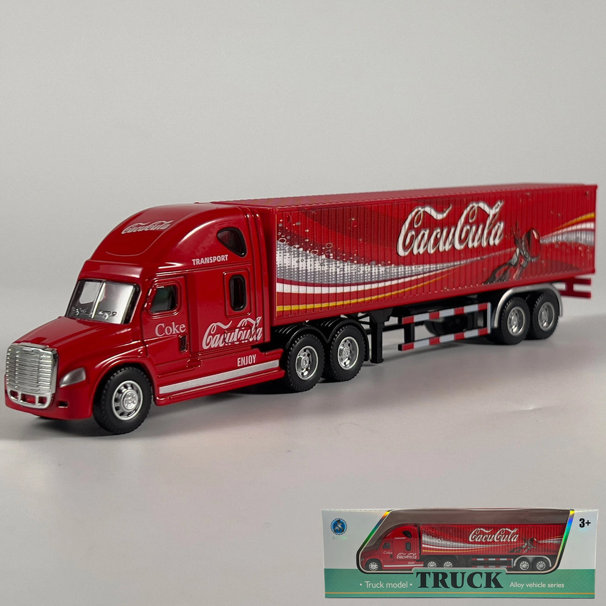 1:64 Scania Container Truck American Container Truck Alloy Diecast Model Car