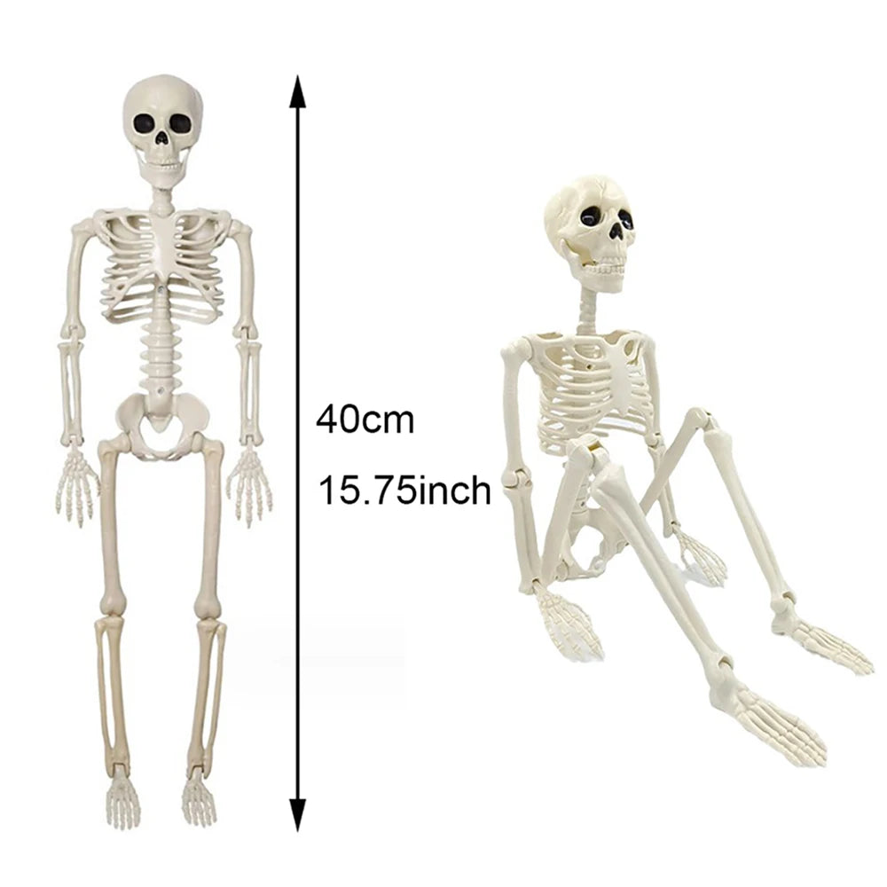 Halloween Decorations Skeleton Posable Statue