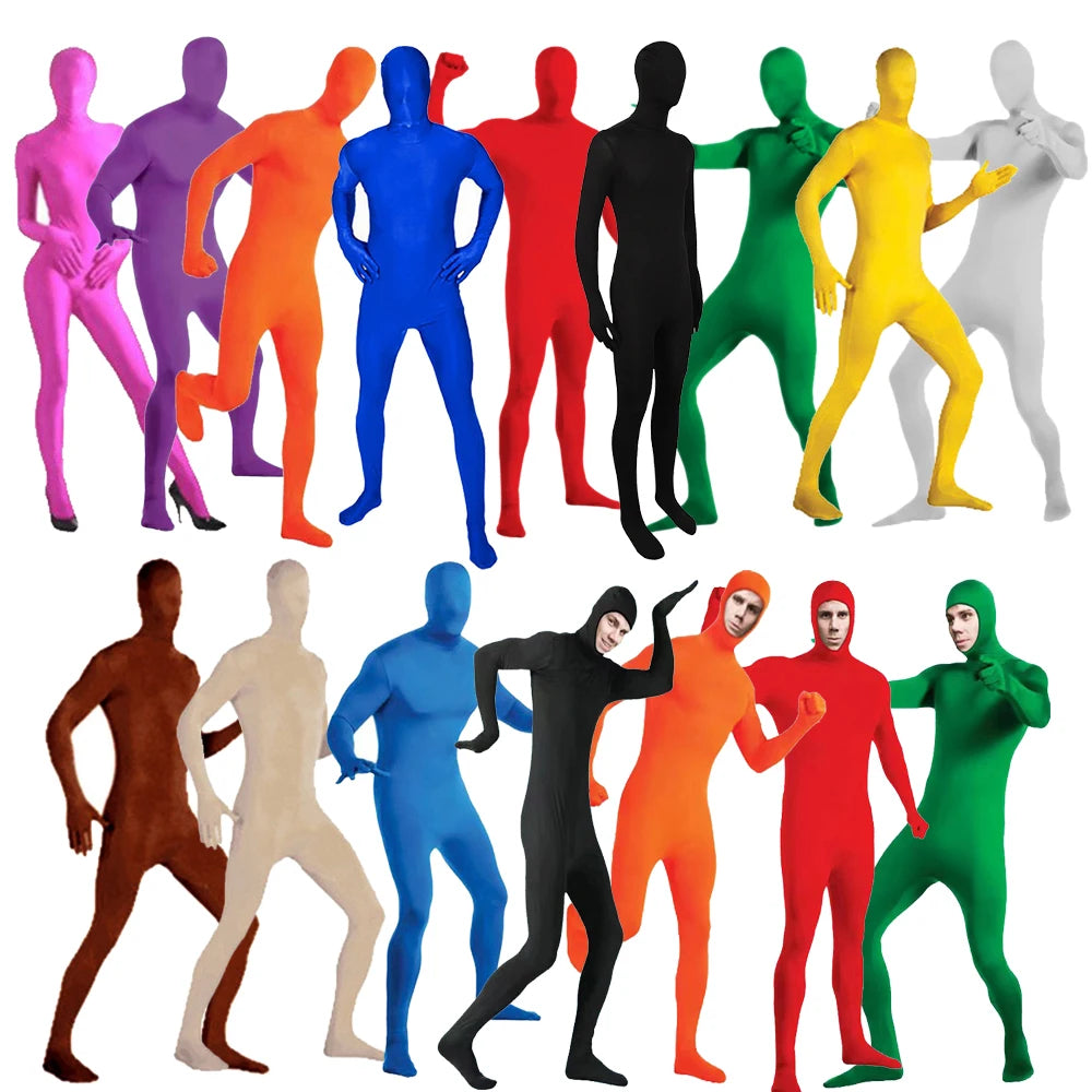 Zentai Invisible Jumpsuit Stretchy Cosplay Suit