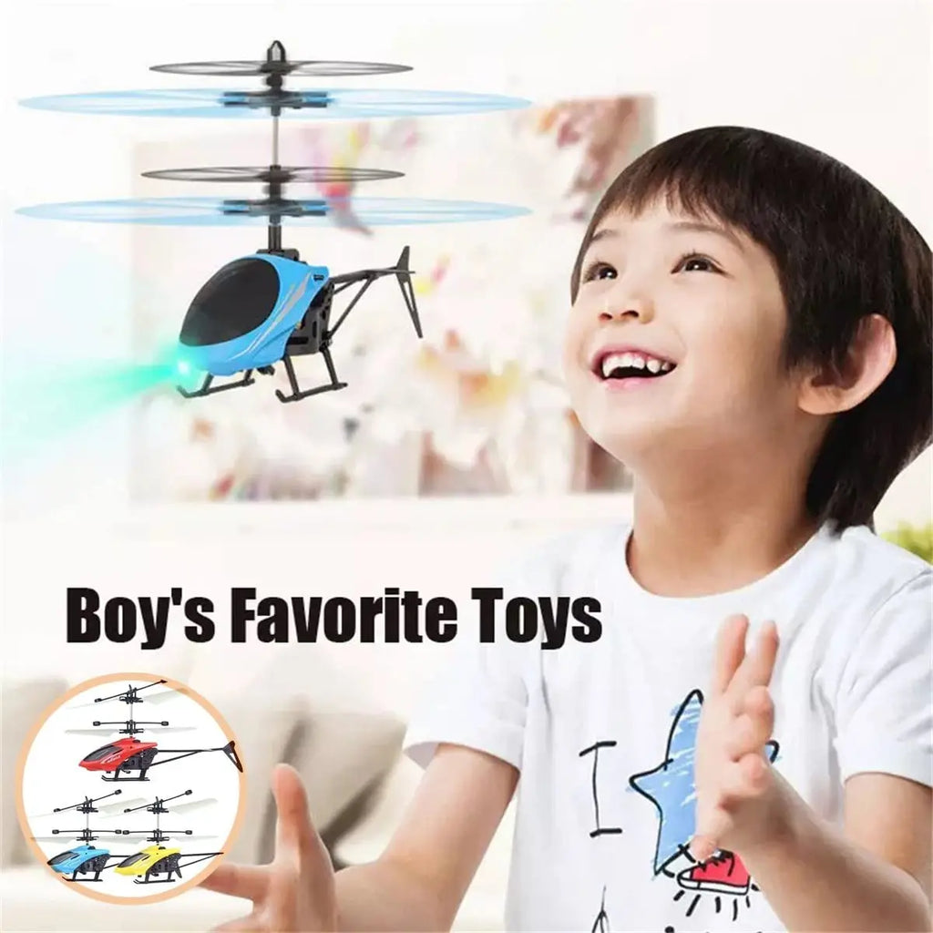 Rechargeable Mini RC Drone Remote Safe Fall-resistant RC Helicopters Children
