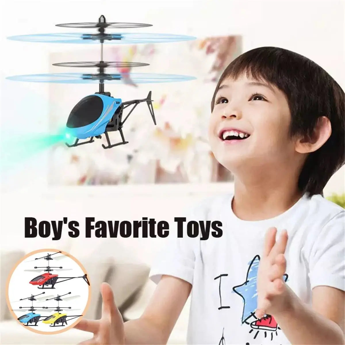 Rechargeable Mini RC Drone Remote Safe Fall-resistant RC Helicopters Children